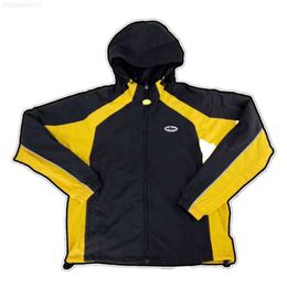 Mens Designer Jackets Luxury Windbreaker Clothes Zipper Hoodie Windproof Sports Suit Spring Summer Jackets Raincoat Fashion Contrast Panel Hoodie Coat HV1I
