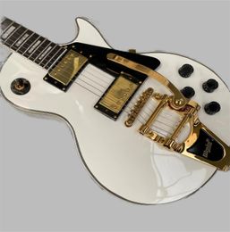 High quality electric guitar, high-end, case Mosaic, gold accessories, built-in crank, vibrato system