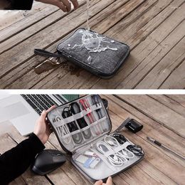 Storage Bags Organiser Digital Gadget Case Waterproof Carrying Bag Earphones Portable Hard Drives Power Banks Accessories Organiz