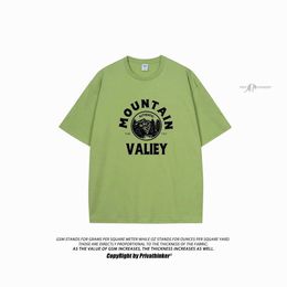 Men's T-Shirts Korean Letter Graphic Men Ts Fashion Brand Short Slve Summer Clothing Pure Cotton Casual T-shirts Oversized Male Hip Hop Top Y240516