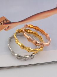 Wide large 6mm 8mm 10mm 19cm thin small 4mm 16cm black Bangle 18K Rose Gold Silver 316L Stainless Steel party Love Jewelry Women M4164650