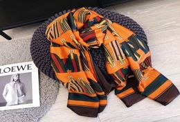 Good Quality Classic European Designer Womens Print Silk Scarf Elegant Ladies Wrap scarves size 180x90cm no box1549764