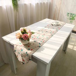 Table Runner Cover Towel Cotton Linen Painting Tower Scenel Bed Garden Tassel Home El Restaurant Deal