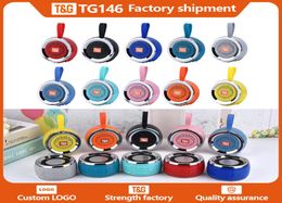 TG146 Mini BT Bluetooth Speaker Comes with headphones Hifi Stereo Protable Wireless Soundbox Subwoofers Loudspeaker Outdoor MP3 Mu1158814