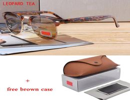 leopard frame sunglasses women men new arrival frame sun glasses men sun glasses brand designer outdoor glasses with brown case bo5874788