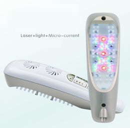 latest LED Light Comb Hair Regrowth Growth Brush Anti Hair Loss Therapy Massager3286789