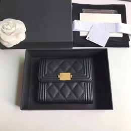 10A super Original quality women wallet Real leather Caviar Lambskin bag luxurys Designers shoulder bag Fashion Hangbags Classic card h 226S