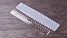 Ruler Resin Silicone Mould 20CM DIY Craft Handmade Silicone Epoxy Resin Clay Flexible Moulds Measuring Ruler Jewellery Making Tools1749548