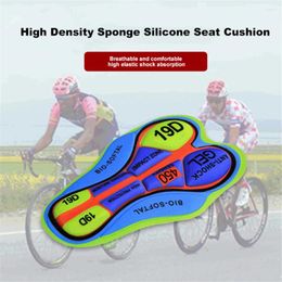 Motorcycle Apparel 1Pcs Men Cycling Gel Pad 9D Shockproof Breathable Hole Riding Base Cushion Comfortable 12D 19D 20D Moto Cushione Silicone