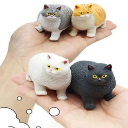 Decompression Toy Cute Cat Squeezing and Stretching Doll Squeezing Fidget Toy Therapy Stress Relief Toy Adult and Child Stress Relief WX