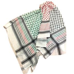 Bandanas Durag Adult Palestinian Prayer Scarf Church Winter Outdoor Travel Group Tuan and Houndstooth Pattern Cold Weather Supplies DXAA J240516