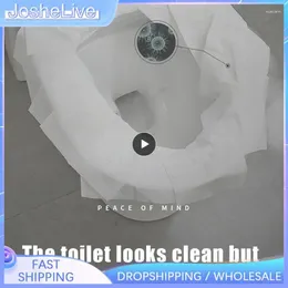 Toilet Seat Covers Mat Pad Hygienic Clean Cover Accessories Disposable Waterproof Cushion Household Supplies Warm