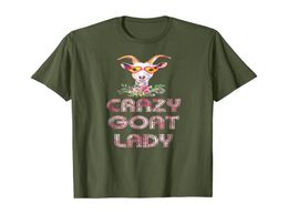 funny goat lady t shirt crazy farmer tee gift retro vintage05040488