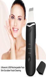 Cleansing Tools Facial Vibration Message Exfoliator Machine Ultra Rechargeable Face Skin Wash Scrubber Cleaning Blackhead Removal3577918