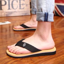 Slippers Men Shoes Summer Flip Flops Soft Footwear Fashion Male Water Slides Outdoor Hollow Flat Sandals Beach