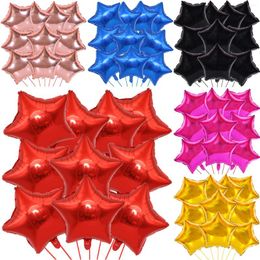 Party Decoration 10/20pcs 18inch Five Pointed Star Shaped Aluminium Film Balloons Children Toy Gift Birthday Wedding Decor Kids Baby Shower