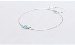 Link Bracelets 1PC Epoxy Accessories Fashion Girls Gift Silver Bracelet For Women Cuff Cute Whale Dolphin4287331