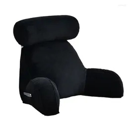 Pillow Reading Pearl Cotton Armrests And Round Inner Core Detachable Relief Bed Support Big Backrest Plush With Neck