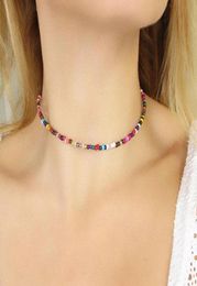Summer Colourful African Beaded Necklaces for Women Statement Jewellery Collar Collier Charm Necklace Boho Tribal Unique Jewelry9971868