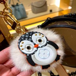 exclusive original single seiko version of the little penguin key chain with fluffy new summer key chain original logo 296b
