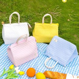 Storage Bags Lunch Bag Handbag Box Mom Student Carrying Book Thermal Insulation Thickened Aluminium Foil