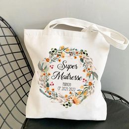 Shopping Bags Personalised Teacher's Gift Bridesmaid Tote Maid Of Honour Totes Custom Name Handbag Bridal Shower Party Gifts