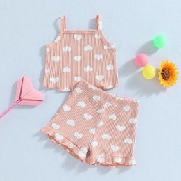 Clothing Sets Infant Baby Girl Summer Clothes Floral Sleeveless Cami Tank Tops Bloomers Shorts Set 2Pcs Toddler Outfit