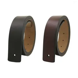 Belts PU Leather Belt For Men Costume Accessories Without Buckle Pants Shorts