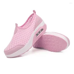 Casual Shoes Women's Sneakers Platform Toning Wedge Zapatillas Sports For Women Swing Slimming Fitness Gym Walking