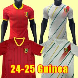 2024 Guinea National Team Mens Soccer Jerseys KEITA GUIRASSY SYLLA M. DIAKHABY DIAWARA Home Away Football Shirts Adult Uniforms 2025 fans player