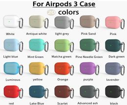 Case For Airpods 3 Case earphone accessories wireless Bluetooth headset silicone Air Pod 3 cover airpods3 case2903514