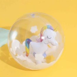Other Toys Swimming pool toy unicorn flamingo inflatable toy beach ball floating swimming circle summer swimming pool party accessories s245176320