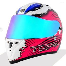 Motorcycle Helmets TORC T18 High-quality ABS Classic Double Visor Full Face Helmet For High-strength Racing And Road Protective