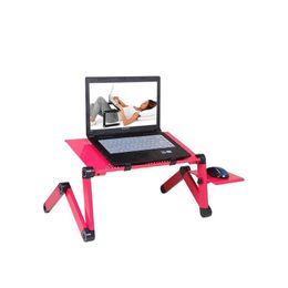 Bedroom Furniture Homdox Computer Desk Portable Adjustable Foldable Laptop Notebook Lap Pc Folding Desks Table Vented Stand Bed Tray D Dhy4U