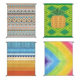 Carpets Large Picnic Blanket Bohemian Waterproof Beach Mat Foldable Lightweight With Storage Bag For Camping Garden