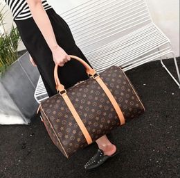 Top Quality pu Leather new fashion men travel bag Women duffle bag, brand designer luggage handbags large capacity sport bag