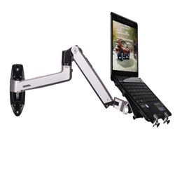 Full Motion Aluminum Alloy Mechanical Spring Arm Wall Mount Laptop Cooling Laptop Holder Laptop Mount Stand Arm Monitor Holder2023018