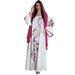 Ethnic Clothing Eid Ramadan Muslim Women Dress Turkey Morocco Abaya Kaftan Party Dubai Elbise Islam Long Robe Femme Vestidos Largo 2024