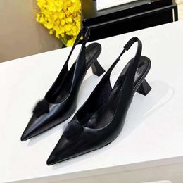 Designer sandals Women's High Heels Hollow Bun Patent Leather Chunky Metal Jewellery Pointed Party Dress Wedding Shoes Square Toe Sandal 2024