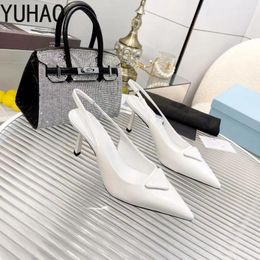 Sandals Elegent High Heels Fashion Women Pointed Toe Sexy Party Dress Brand Female Runway Formal Summer Luxury Woman Shoes