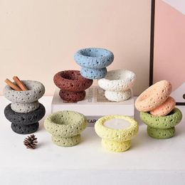 Candle Holders Creative Moon Surface Container Eco-friendly Reusable Mini Flower Pot Cactus Holder Home Decor