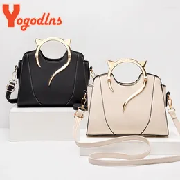 Shoulder Bags Retro Bucket Crossbody Women Large Capacity Handbag Casual Messenger Bag Ladies PU Leather Top Handle