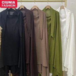 Ethnic Clothing Ramadan Khimar Abaya Saudi Arabia Turkey Islam Muslim Hijab Dress Prayer Clothes Abayas For Women Kebaya Robe Femme