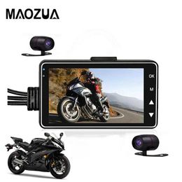 Sports Action Video Cameras Motorcycle DVR driving recorder SE300 dual camera front and rear view motorcycle recorder Zinc alloy automatic openloop recording J240