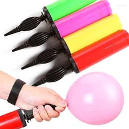 Party Decoration 1PC Balloon Pump Accessories Balloons Inflator Hand-push Air Pumps For Wedding Birthday Tools Supplies