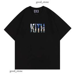 Summer Designer T Shirt Kith Shirt Oversized Men T Shirts High Quality Casual Summer Essentialsclothing Tees US Size S-Xxl Kith Hoodie 360