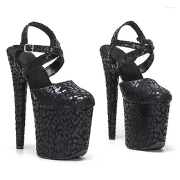 Sandals Leecabe 8Inch/20cm High Heels Style Sexy Pole Dance Shoes Stripper Models Party Show Stage Platform Women 1B