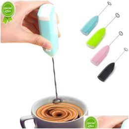 Egg Boilers New Electric Beater Milk Drink Coffee Whisk Stirrer Mini Frother Mixer Home Kitchen For Drop Delivery Garden Appliances Dhjq0