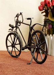 Nostalgic Antique Bike Figurine Metal Craft Home Decoration Accessories Bicycle Ornament Miniature Model Children Birthday Gifts 25162481