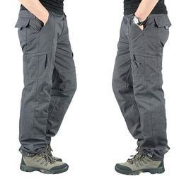 Men Fashion Military Long Trousers Warm Cotton Khaki Pants Men Pantalon Cargo Homme Spring Autumn Tactical Cargo Pants 2011095482986